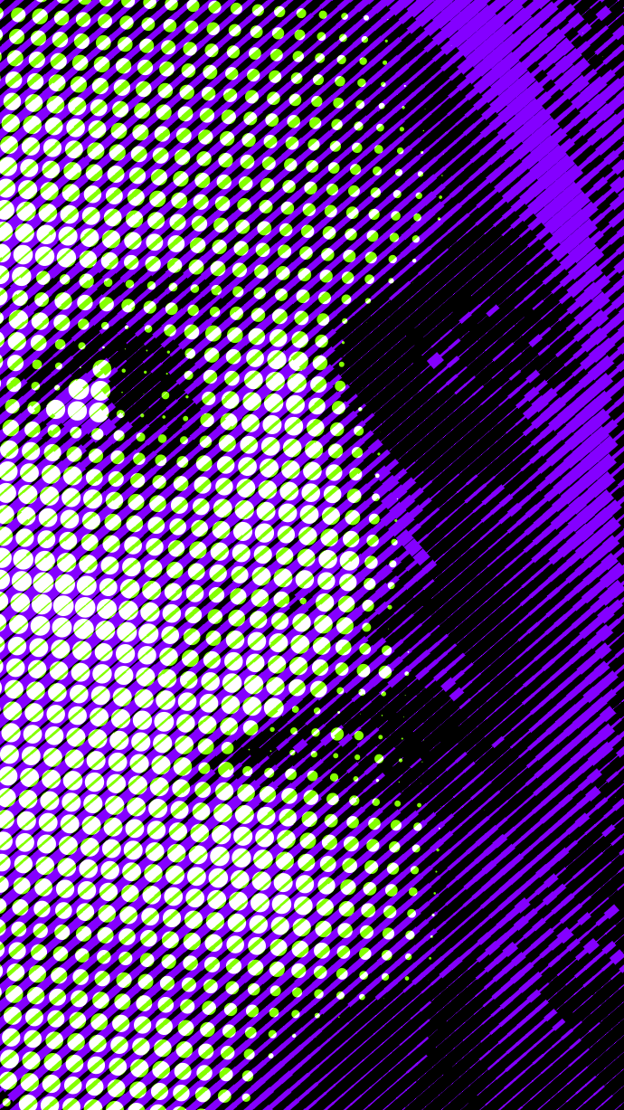 Louise halftone